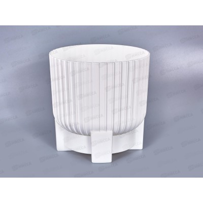 Горшок для цветов Торин 5,2л Белый с поддоном d20,5  *4