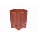 Горшок для цветов Торин 5,2л Терракот с поддоном d20,5  *4