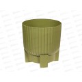 Горшок д/цветов Торин 9,5л Папоротник с поддоном d25  *3