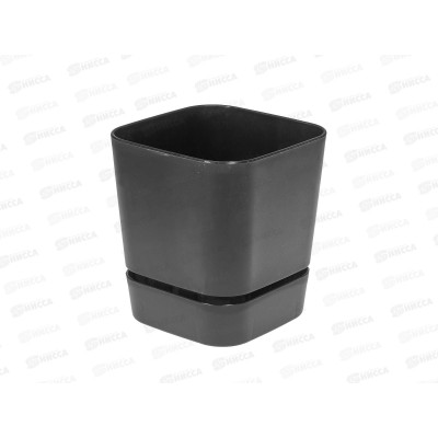 Горшок д/цветов Гранд 1,5л черный, квадрат 12*12*12 ГРкв12-75 *8 Горшок д/цветов Гранд 1,5л черный, квадрат 12*12*12 ГРкв12-75 *8