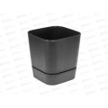 Горшок д/цветов Гранд 2,7л Черный, квадрат 15*15*15 ГРкв15-75 *9