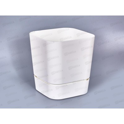 Горшок д/цветов Гранд 5,5л Белый, квадрат 19*19*20,5 ГРкв19-10 *6