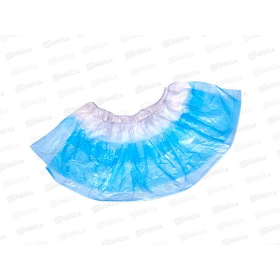 Бахилы медицинские одноразовые ПНД бело-синий 3гр №500 *4000 Бахилы медицинские одноразовые ПНД бело-синий 3гр №500 *4000