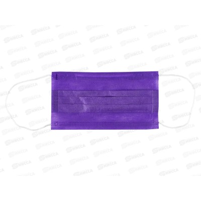 Маска гигиен.однораз. BEAJOY 4-х сл. фиолет №100/2500 Маска гигиен.однораз. BEAJOY 4-х сл. фиолет №100/2500