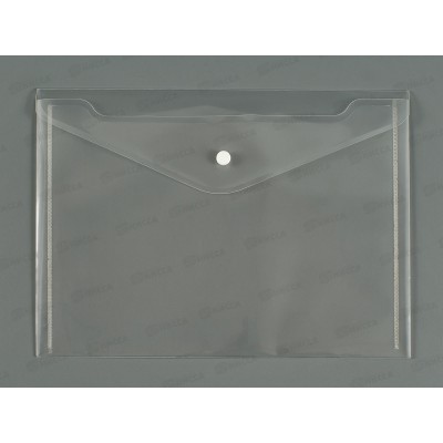 Конверт на кнопке Kanzfile А4 прозр. КНК180*12/600