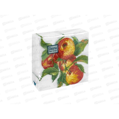 Салфетки 1сл 40л 24*24 Desna Design Яблочная ветвь,57589*32 Салфетки 1сл 40л 24*24 Desna Design Яблочная ветвь,57589*32