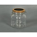Банка стеклянная с бамбук крышкой 11,5*11,5*14,7см 1000мл 40108 *12 Банка стеклянная с бамбук крышкой 11,5*11,5*14,7см 1000мл 40108 *12