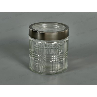 Банка стеклянная с крышкой 11*11*12,8см 900мл 40106 *12
