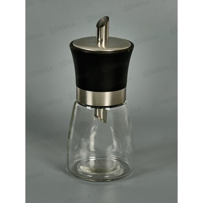 Сахарница стеклянная 6,9*6,9*16,5см 170мл 40112 *72