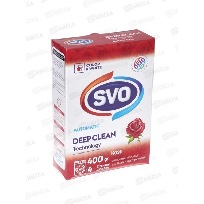 SVO порошок для стирки Роза 400г *24 SVO порошок для стирки Роза 400г *24
