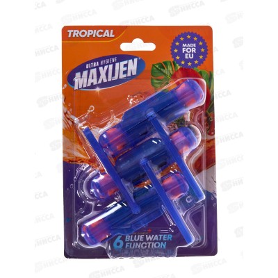 SVO Максиджен WC блок Голубая вода TROPICAL 3*55г *60