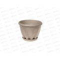 Горшок Знатный D110мм 0,45л с/подст Капучино М300К *56