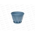 Горшок Знатный D110мм 0,45л с поддоном Голубая лагуна М300ГЛ *56