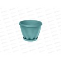 Горшок Знатный D110мм 0,45л с поддоном Морской бриз М300МБ *56