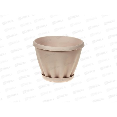 Горшок Знатный D140мм 1л с/подст Латте М301Л *72