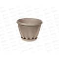 Горшок Знатный D140мм 1л с/подст Капучино М301К *72 Горшок Знатный D140мм 1л с/подст Капучино М301К *72