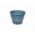 Горшок Знатный D140мм 1л с/подст Голубая лагуна М301ГЛ *72