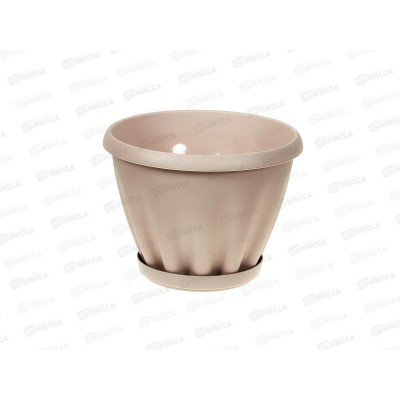 Горшок Знатный D180мм 2л с/подст Латте М302Л *28