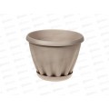 Горшок Знатный D225мм 3,9л с/подст Капучино М303К *16