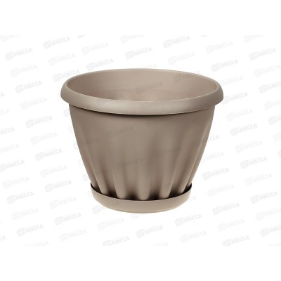 Горшок Знатный D270мм 6,7л с/подст Капучино М304К *15