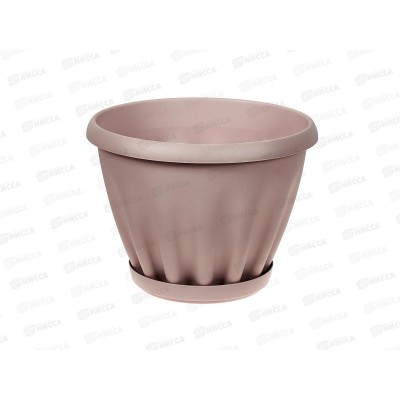 Горшок Знатный D270мм 6,7л с/подст Пыльная роза М304ПР *15