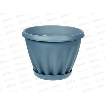 Горшок Знатный D270мм 6,7л с/подст Голубая лагуна М304ГЛ *15