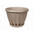 Горшок Знатный D320мм 11л с/подст Капучино М305К *12 Горшок Знатный D320мм 11л с/подст Капучино М305К *12