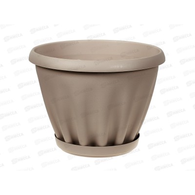 Горшок Знатный D320мм 11л с/подст Капучино М305К *12