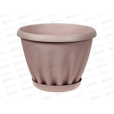 Горшок Знатный D320мм 11л с/подст Пыльная роза М305ПР *12