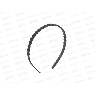 Ободок  д/волос &quotКлассика галант&quot геометрия 0,7см черный 10692225