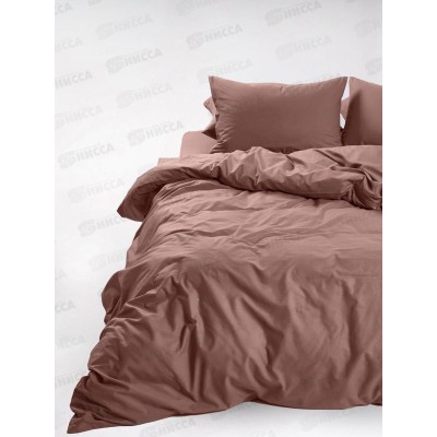Комплект постельного белья 2,0сп евро простыня U.F. Перкаль Mousse 720 50*70 2шт