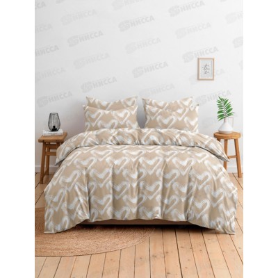 Комплект постельного белья 1,5сп Бязь 120гр НН Dark Love бежевый 70*70 2шт Комплект постельного белья 1,5сп Бязь 120гр НН Dark Love бежевый 70*70 2шт