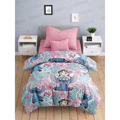 Комплект постельного белья 1,5сп Бязь 120гр НН Скитч 50*70 1шт