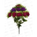 Букет 50см 9гол №163 микс 81190  *20   Б