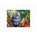ПАЗ 104 эл. Котики с синицей, Ф104-7603 *24 ПАЗ 104 эл. Котики с синицей, Ф104-7603 *24