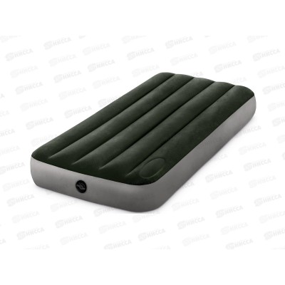 Матрас 64760 надувной (76*191*25) встроенный ножной насос, до 136кг INTEX  *6