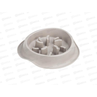 Миска для медленного кормления животных ФЛАФ 0,45л капучино М 1804