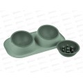 Миска для животных Твикс макси+подарок (миска) нефритовый М 1813