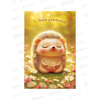 Открытка 121*183 С Днем Рождения 0167.309