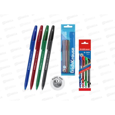 Ручки шар. EK  4цв. 46776 R-301 Stick Original 1мм *12