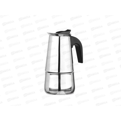 Кофеварка гейзерная, 4 чашки, нерж. сталь VETTA 850-130 г Кофеварка гейзерная, 4 чашки, нерж. сталь VETTA 850-130 г