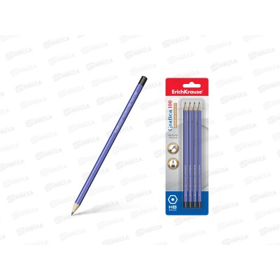 Карандаш ч/г EK Grafica HB 4шт. 45484 *1/24 Карандаш ч/г EK Grafica HB 4шт. 45484 *1/24