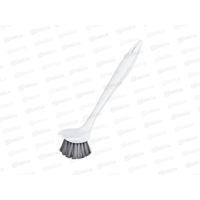 Щетка для посуды &quotGood&quot прямая ручка белый 223200129/01 *36