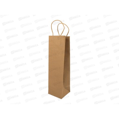 Пакет подарочный &quotStilerra&quot KBINE-150/4 крафт 10х33х9см  01 *12