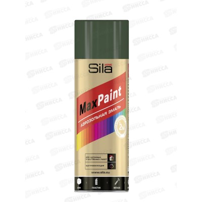 Эмаль SILA Home аэрозоль  520мл, зеленый мох RAL6005 *12