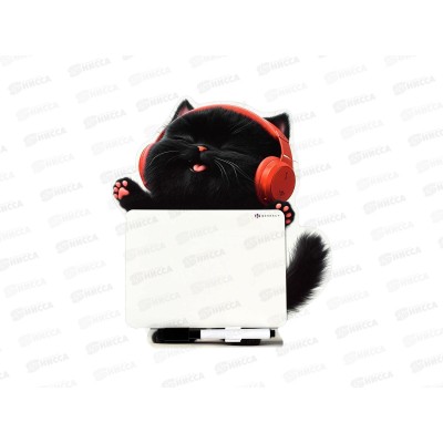 Доска магнитная ФЕН с полем д/рис. Котенок в наушниках 224*260см,71227 Доска магнитная ФЕН с полем д/рис. Котенок в наушниках 224*260см,71227