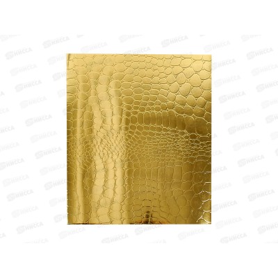 Тетрадь 48л кл. Alingar Gold Croco metallic, мел, AL12394*8/80