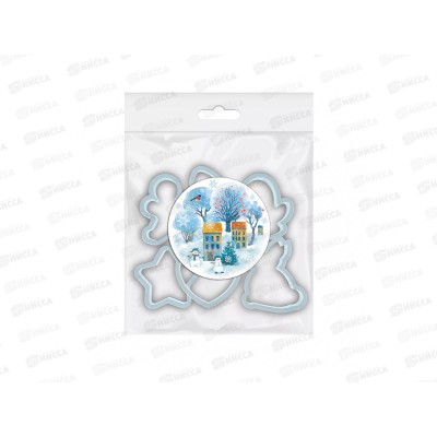 Набор формочек для печенья Снежное настроение 6шт, 01230  *24