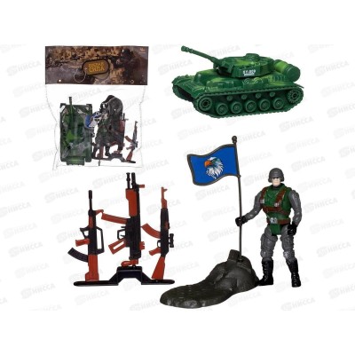 Набор Боевая сила РТ-01442 (танк, солдат, аксессуар.) 601371