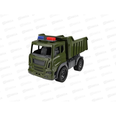 Машинка Самосвал &quotМирослав&quot Военный с мигалками 41см, И-0996 *4